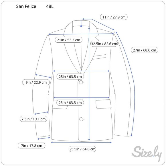 VTG San Felice Black Cashmere & Wool Blazer Sz 48L Ventless Quiet Luxury Formal - Picture 4 of 10